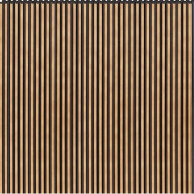 Interlock Wpc Louvers Plain Colors Golden Ebony 9.5x1 Ft - Pn 02720 E
