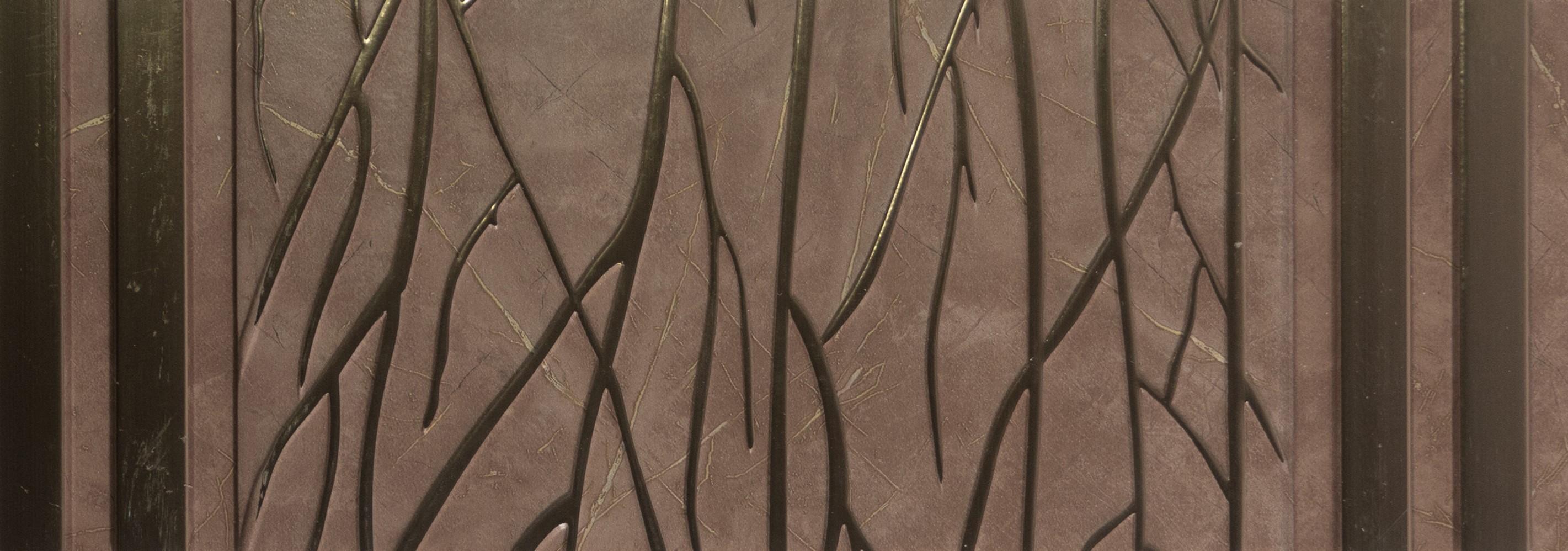 Decorative Wall Panel Designer Brown 8x1 Ft - Pn 04486