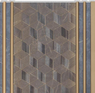 Interlock Wpc Louvers Designer Slate Bronze 9.5x1 Ft - Pn 02722 E
