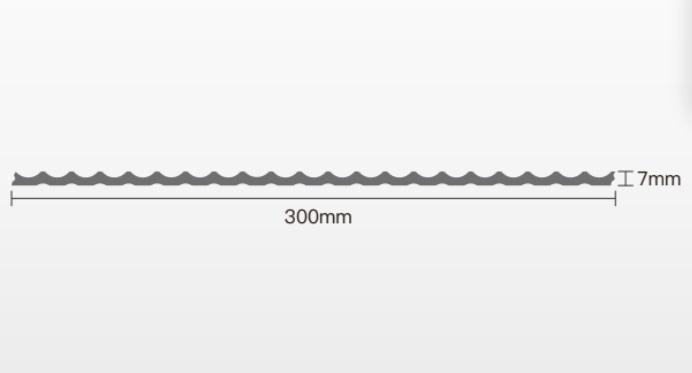 Interlock Wpc Louvers Wood Dark Walnut 9.5x1 Ft - Pn 02731 M