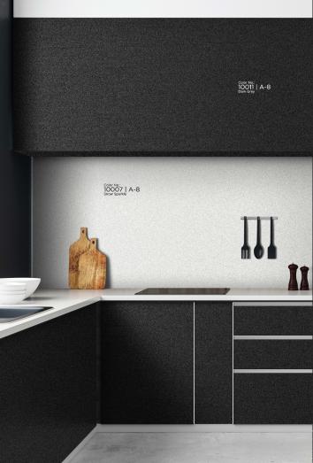 Dark Grey Marble & Stone Laminate 8x4 ft Matte 1 mm - 10011 A