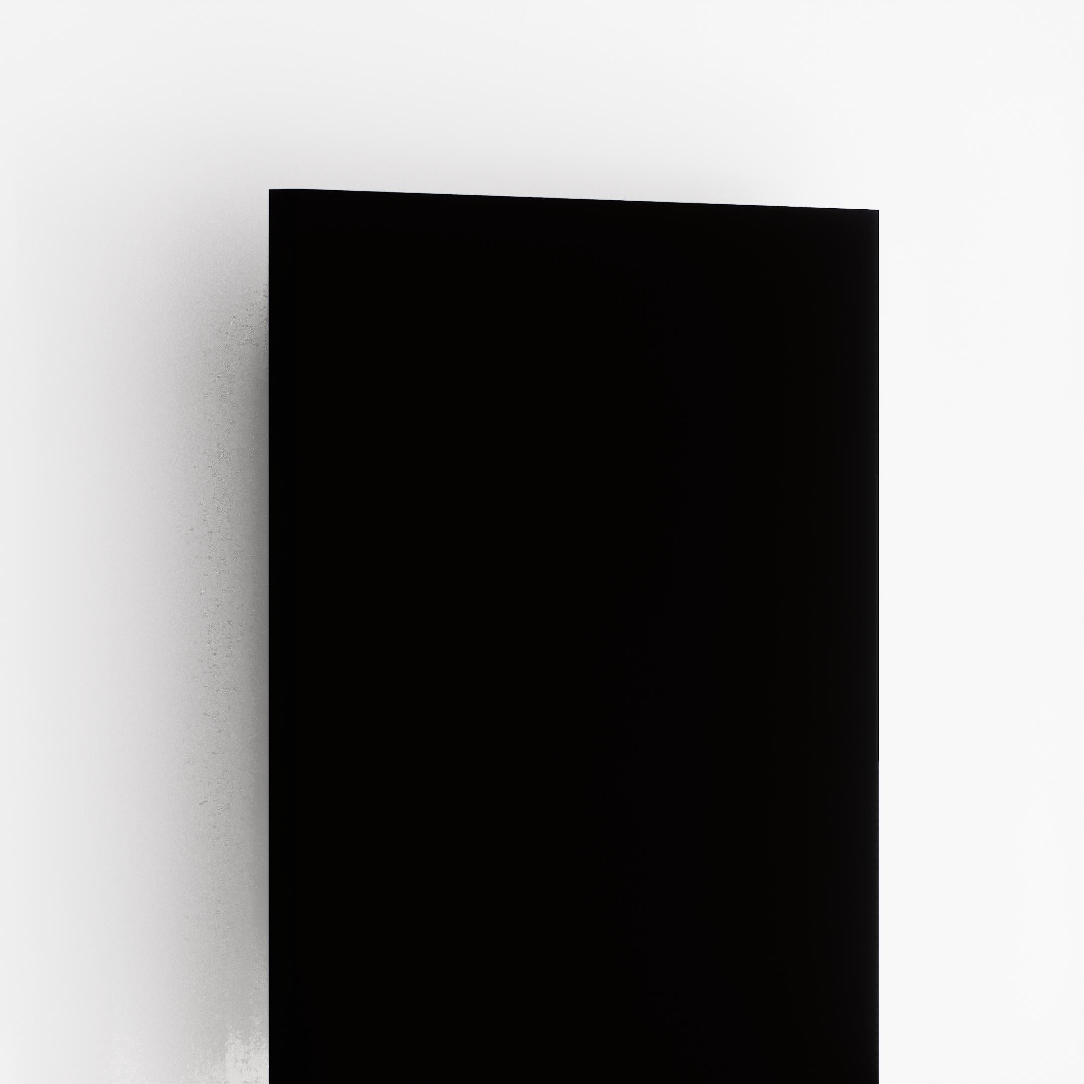 Jet Black Plain Laminate 8x4 ft Super Matte 1 mm - 1005 SMT