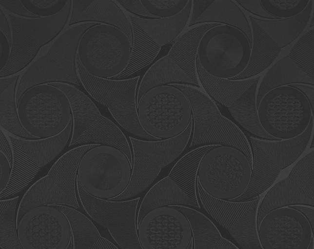 Tropicana Mosaic Waves Black Designer Laminate 8x4 ft Texture 0.8 mm - 1013 TMS