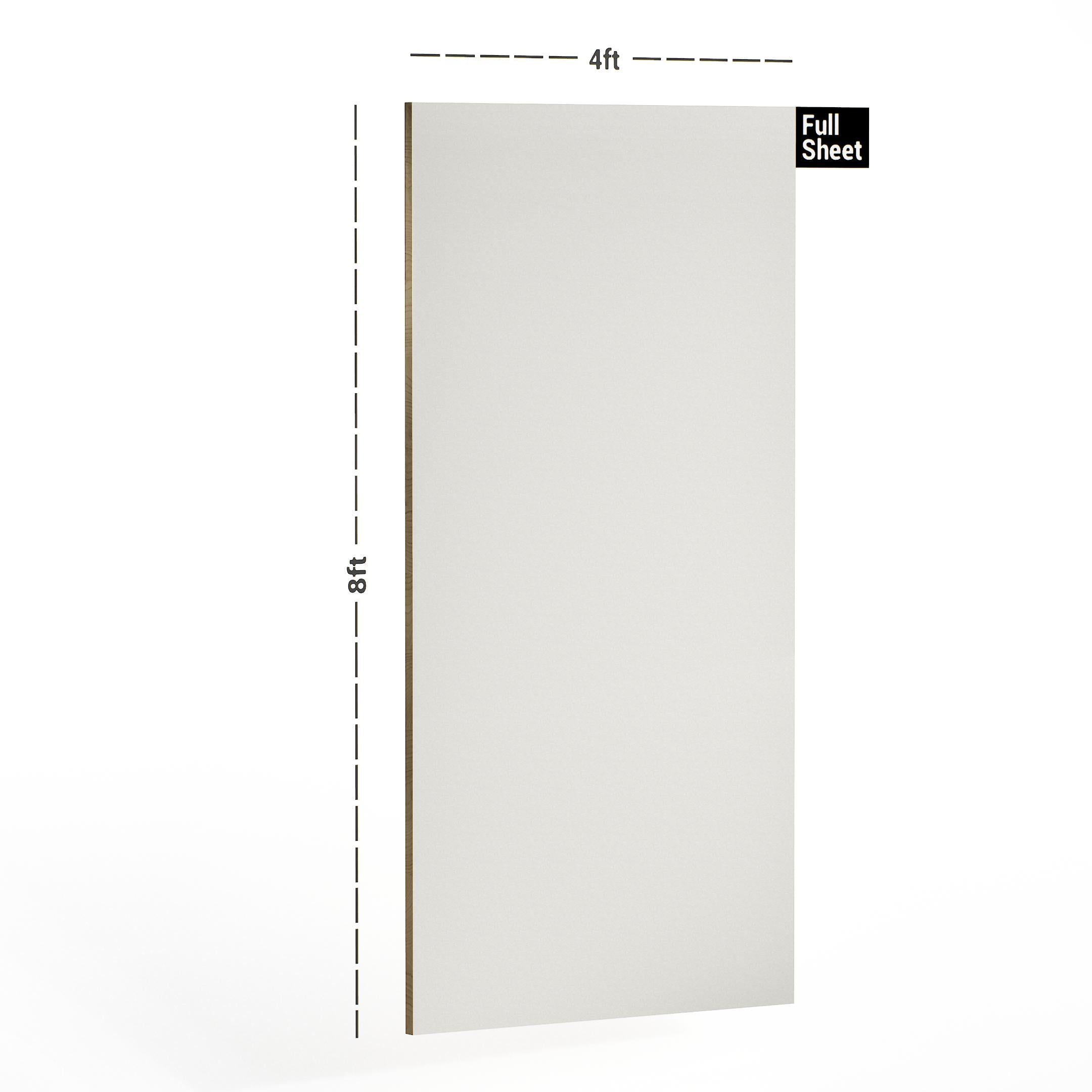 Titana weiss Plain Laminate 8x4 ft Super Matte 1 mm - 102 SMT