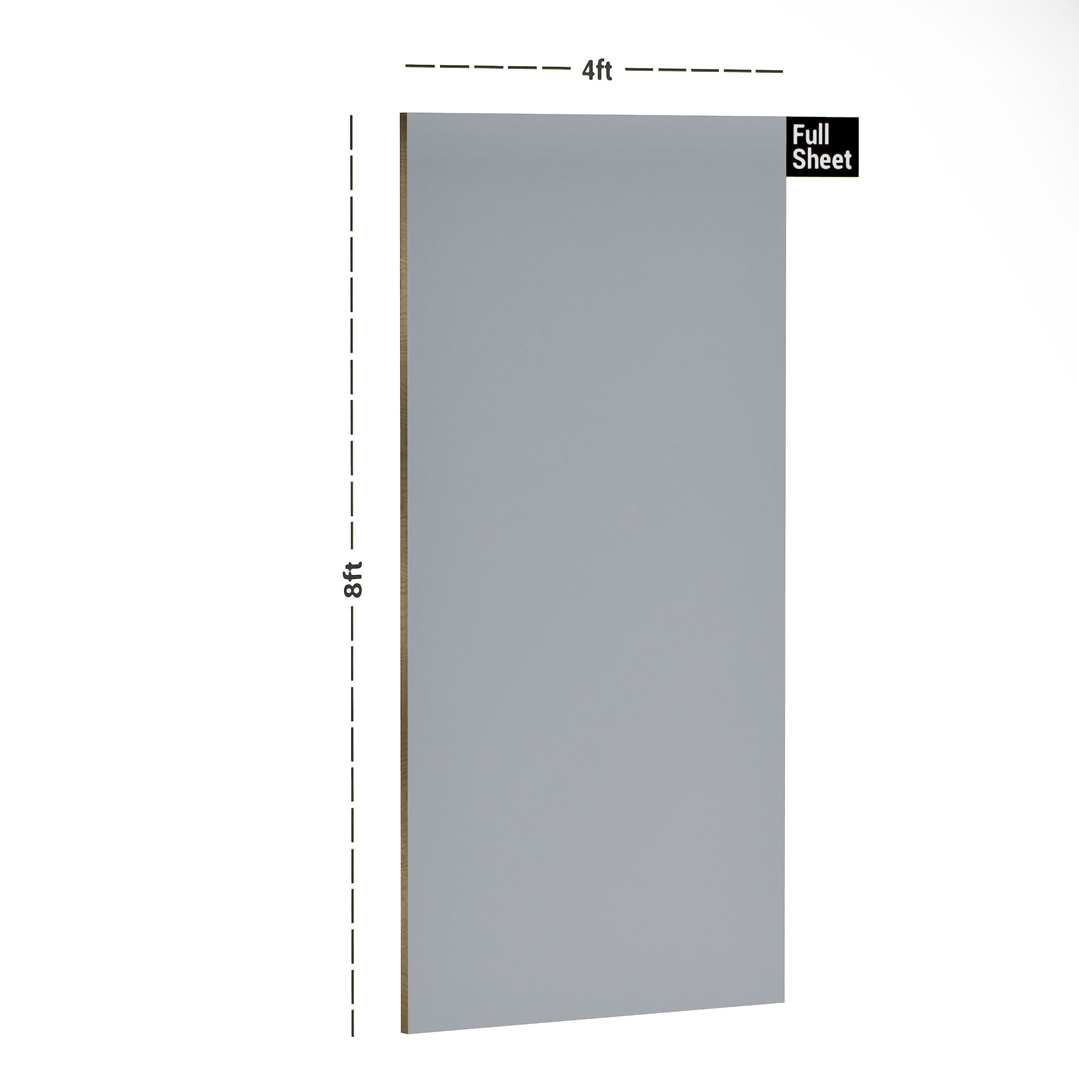 Fresh Grey Plain Laminate 8x4 ft Matte 1 mm - 11060 SAT