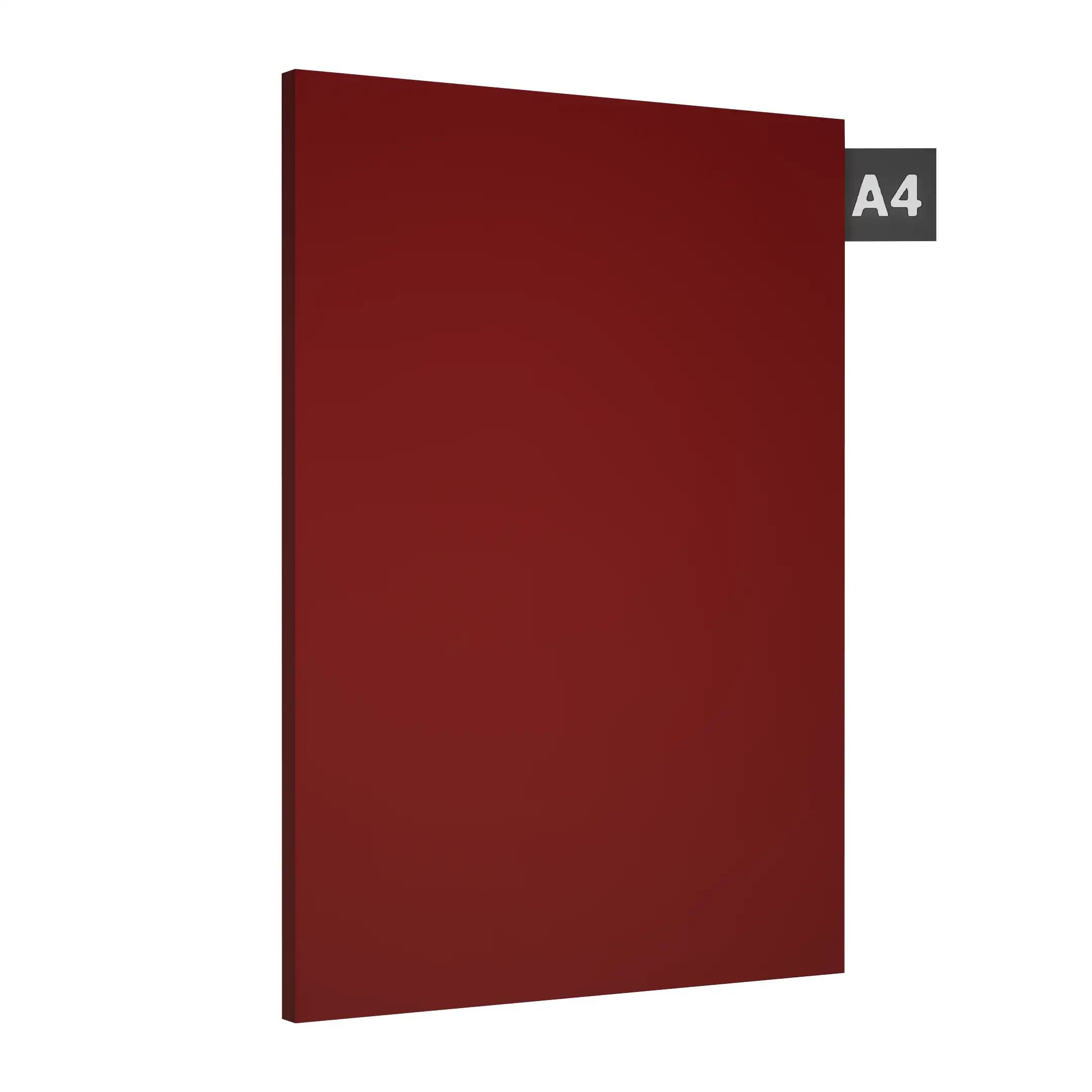 Red Plain Laminate 8x4 ft Texture 0.8 mm - 1121 SF