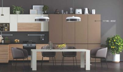 Beige Plain Laminate 8x4 ft Glossy 0.8 mm - 117 MG