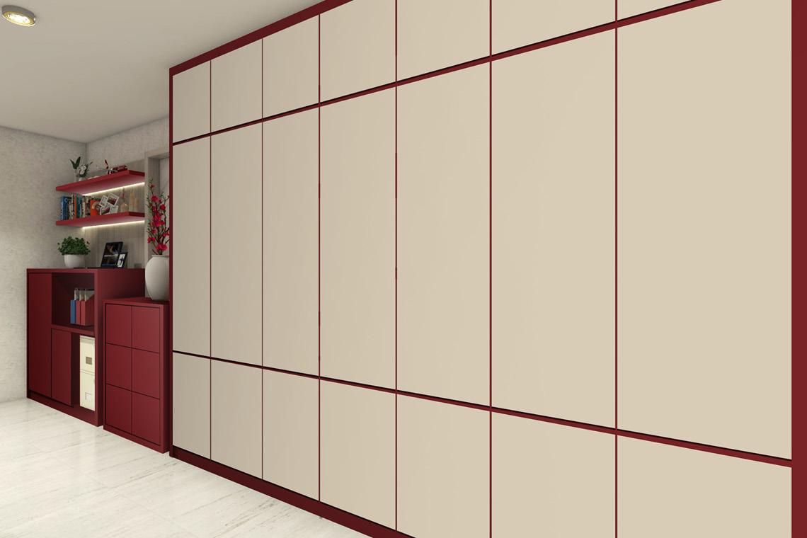 Plain Laminate 8x4 ft Suede 1 mm - 1278 SD