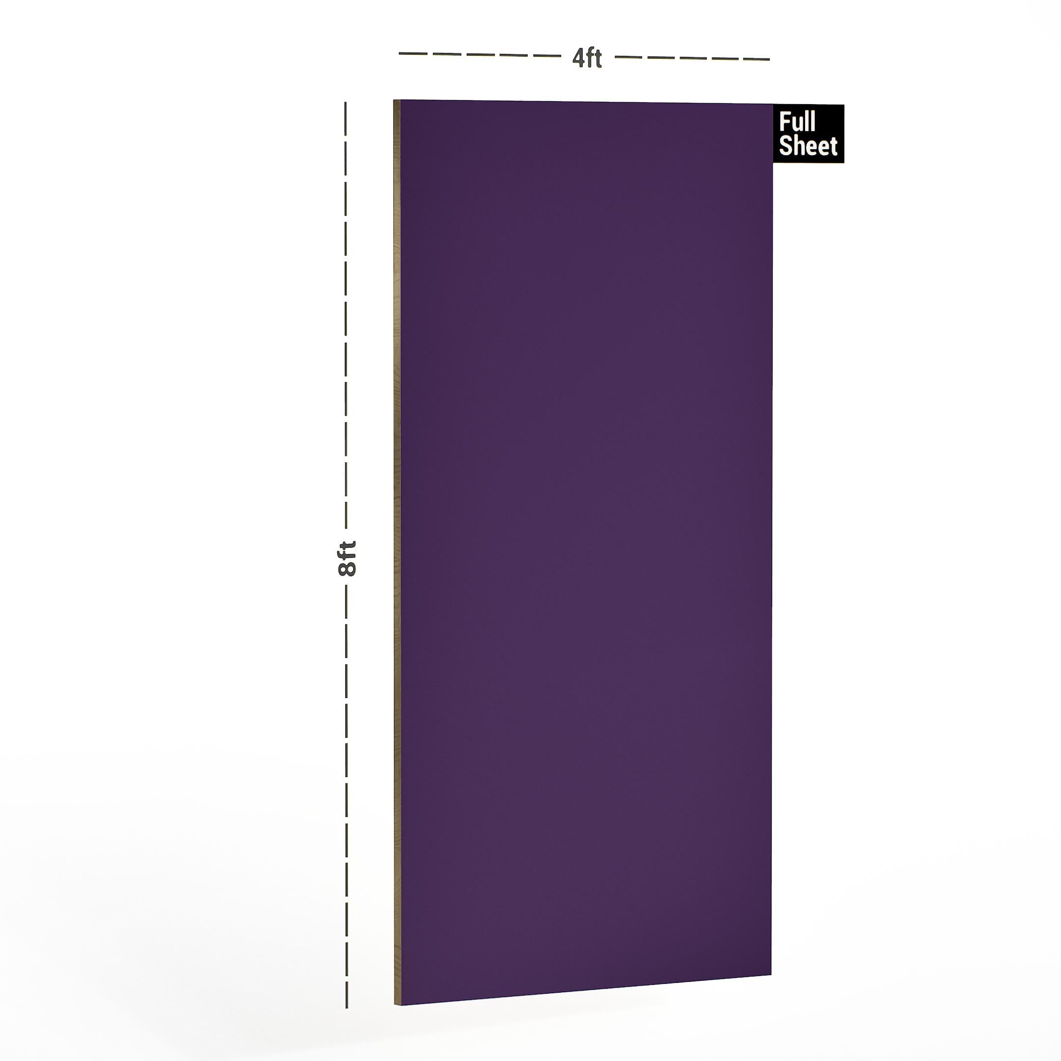 Wine Plain Laminate 8x4 ft Suede 1 mm - 1282 SD