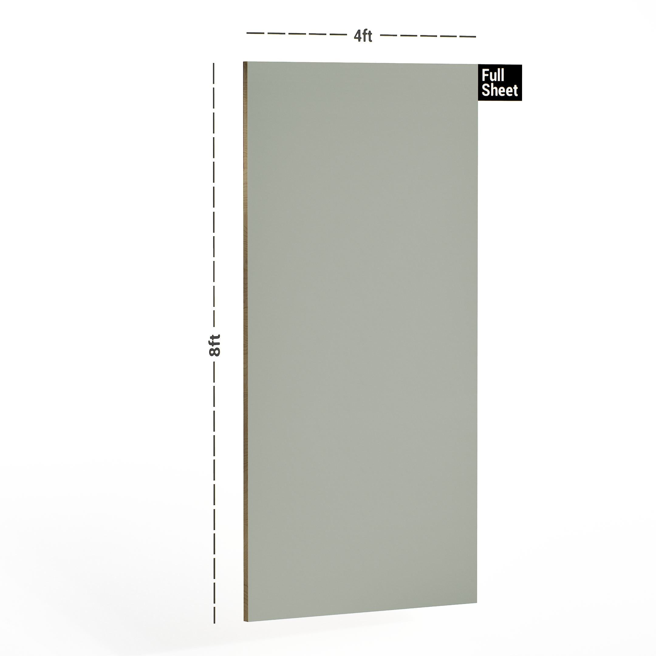 Steel Grey Plain Laminate 8x4 ft Suede 1 mm - 12 SF