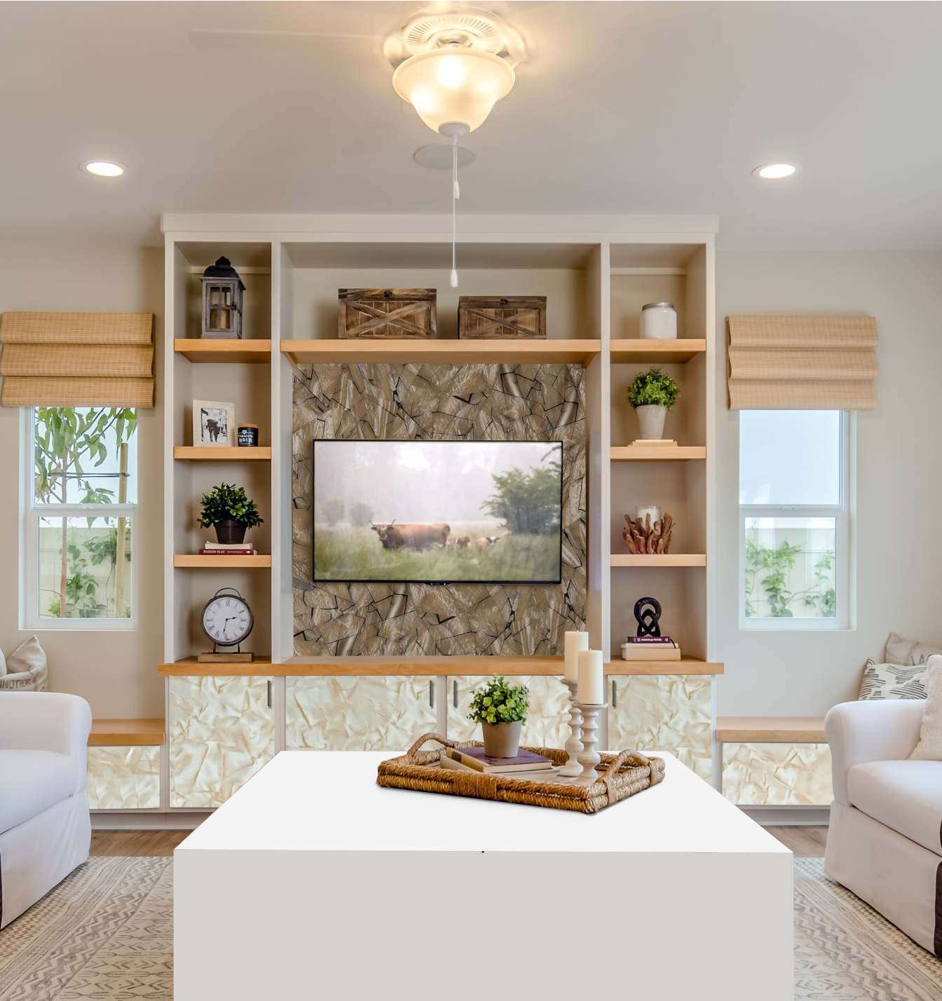 Marble & Stone Laminate 8x4 ft Texture 1.25 mm - 1604 Crack