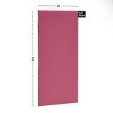 Pink high gloss laminate sheet with plain color finish and smooth texture, 8x4 ft size.