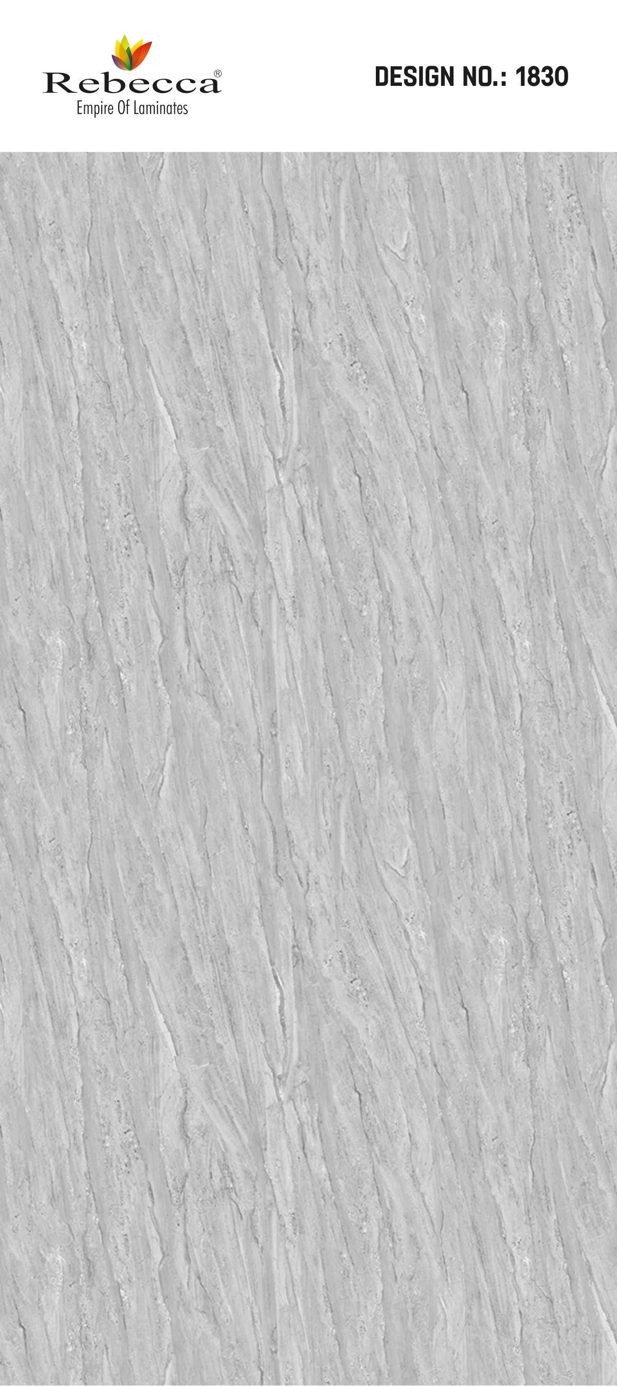 Centella Grey Marble & Stone Laminate 8x4 ft High Gloss 1 mm - 1830 SY
