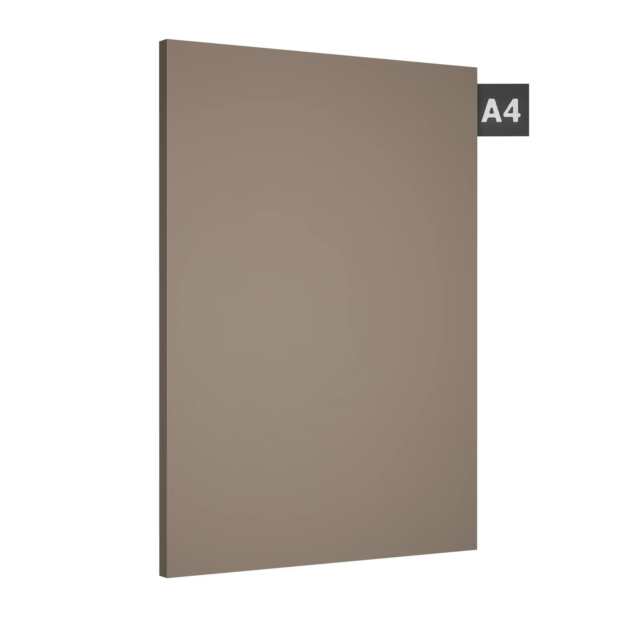 Taupe Brown Plain Laminate 8x4 ft Matte 1 mm - 183 MT