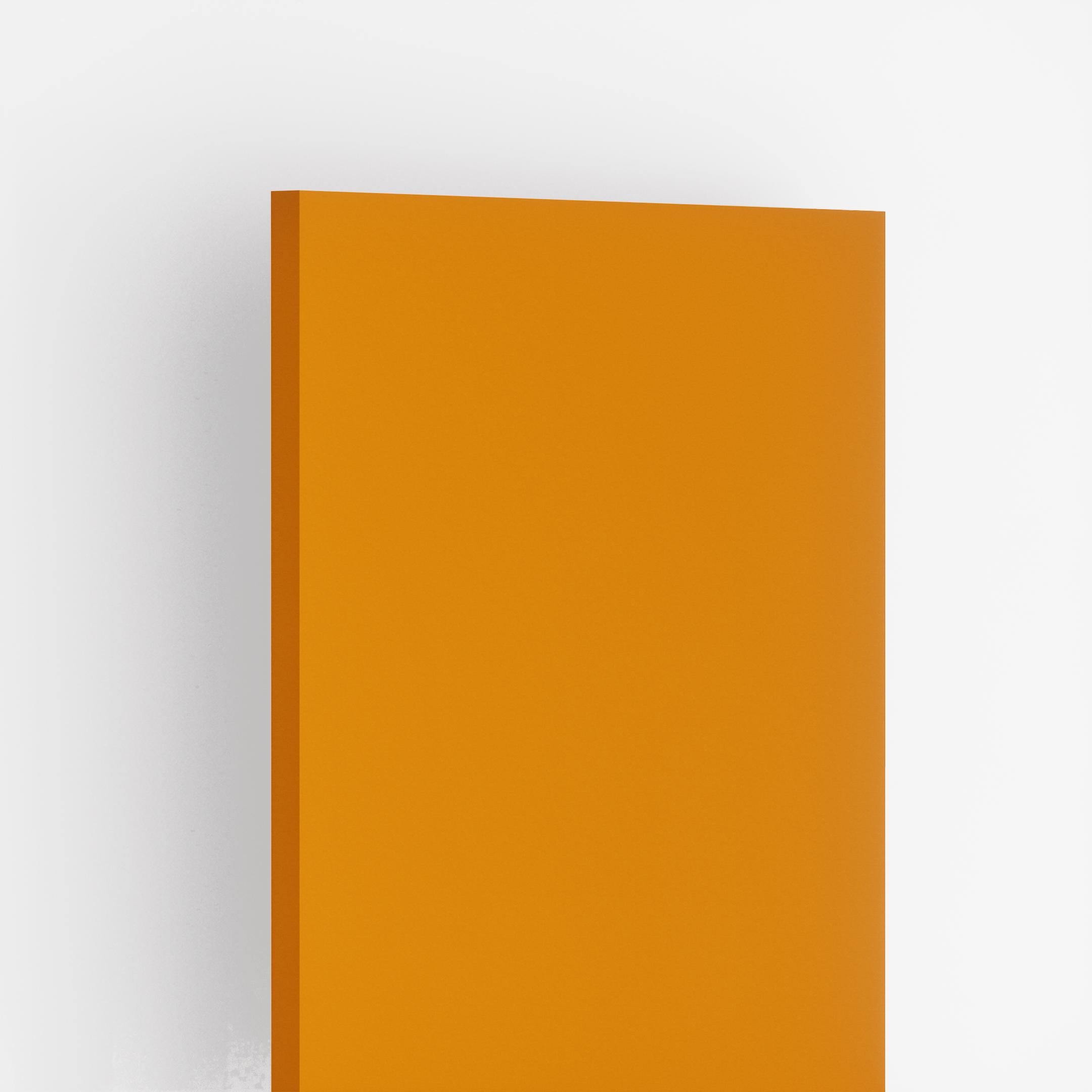 Orange Plain Laminate 8x4 ft Suede 1 mm - 18 SF