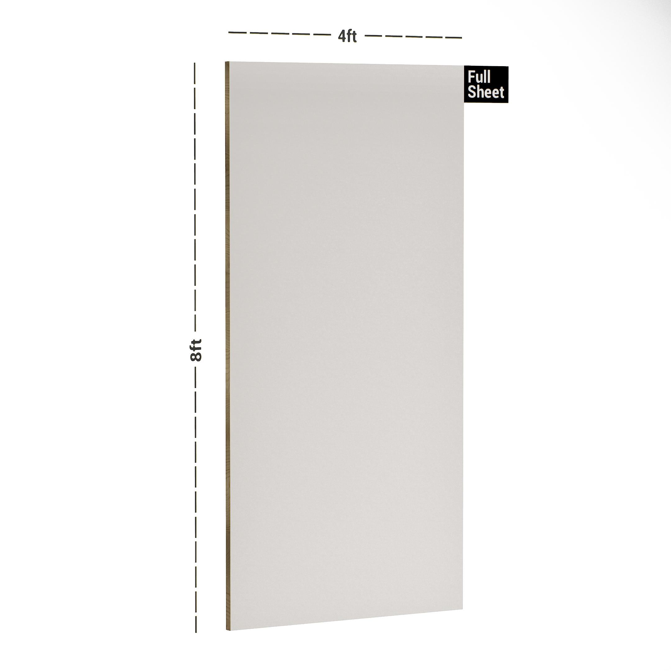 Oyster Plain Laminate 8x4 ft Super Matte 1 mm - 195 UMT