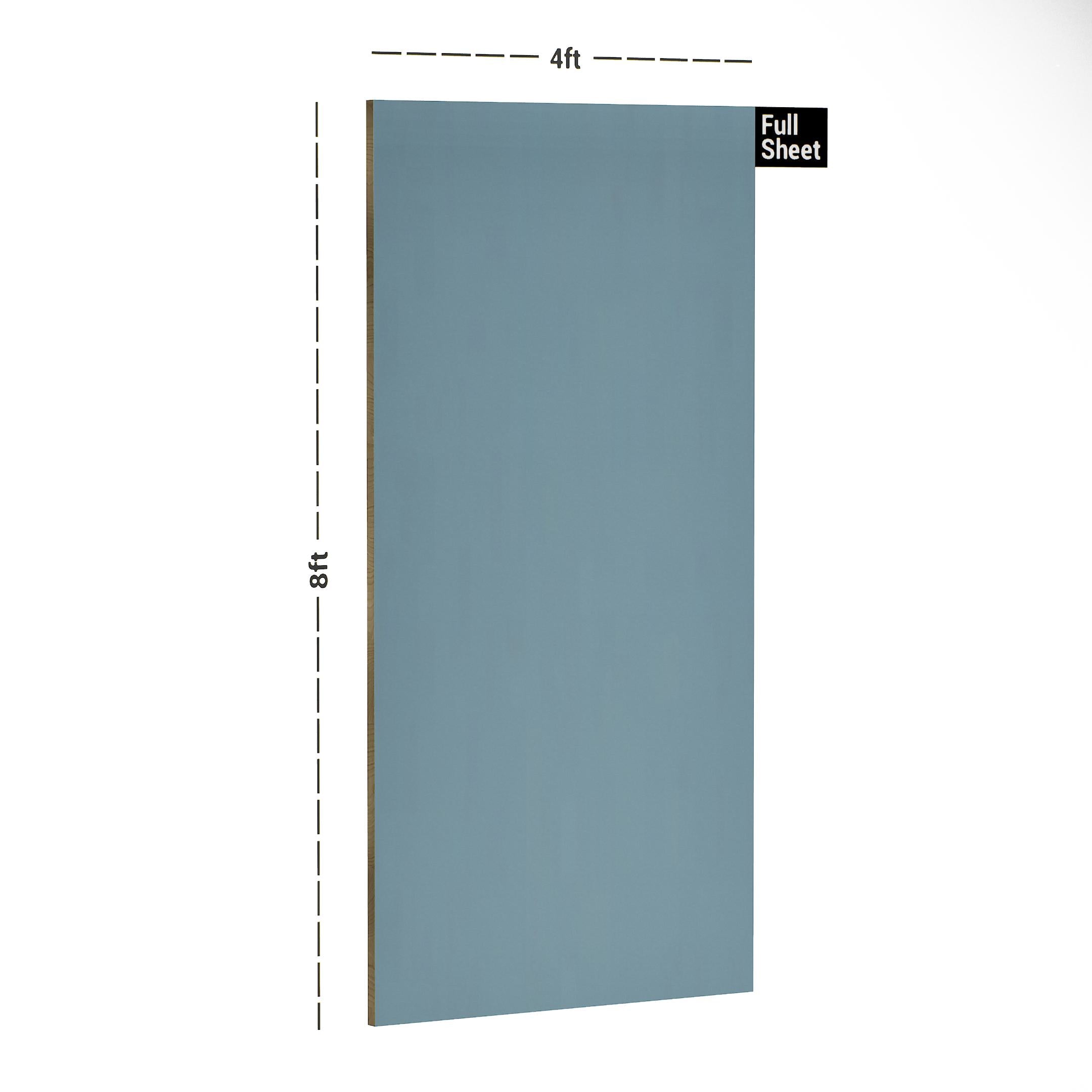 Desire Blue Plain Laminate 8x4 ft Super Matte 1 mm - 198 SMT