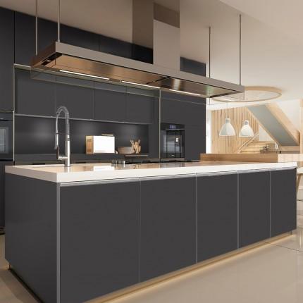 Jet Black Plain Laminate 8x4 ft Texture 1 mm - 204 AFPL