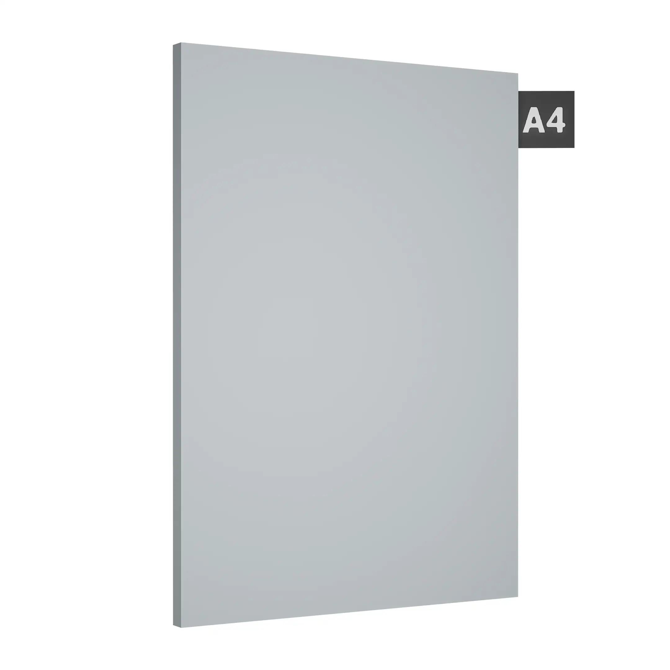 Ice White Plain Laminate 8x4 ft Suede 0.8 mm - 2101 SF