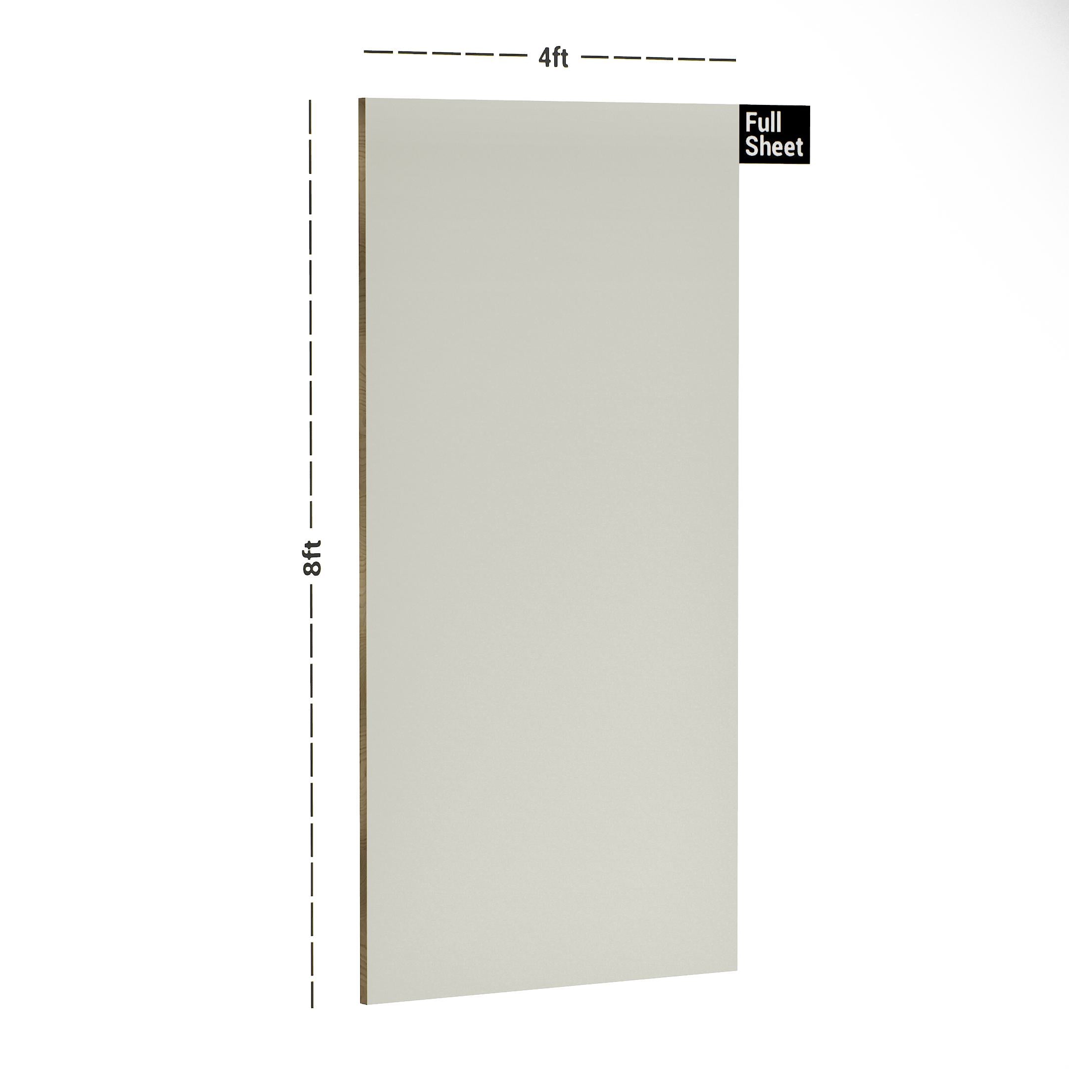 Elite Series Frosty White Plain Laminate 8x4 ft Matte 1 mm - 2112 MT