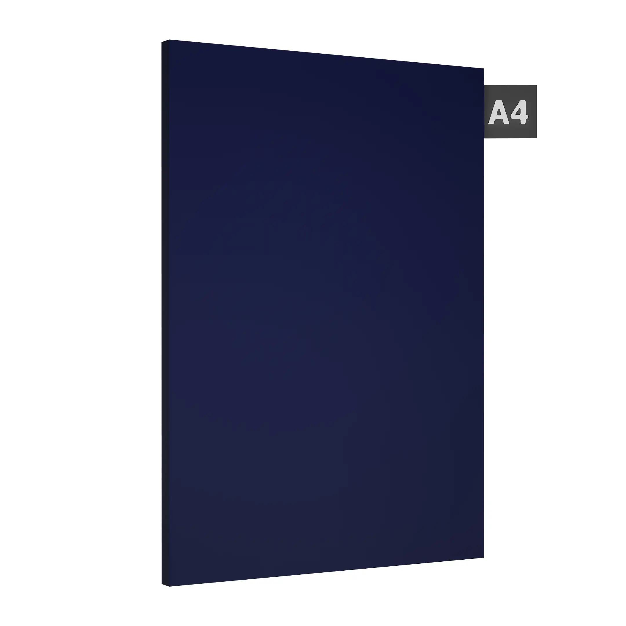 Indigo Blue Plain Laminate 8x4 ft Suede 0.8 mm - 2115 SF