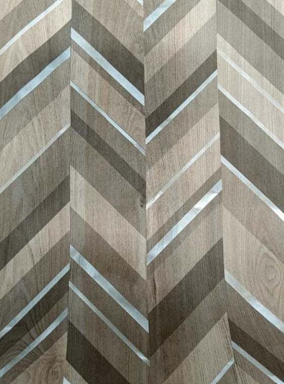Erode Smoked Chevron Designer Laminate 8x4 ft Texture 0.92 mm - 2127 A