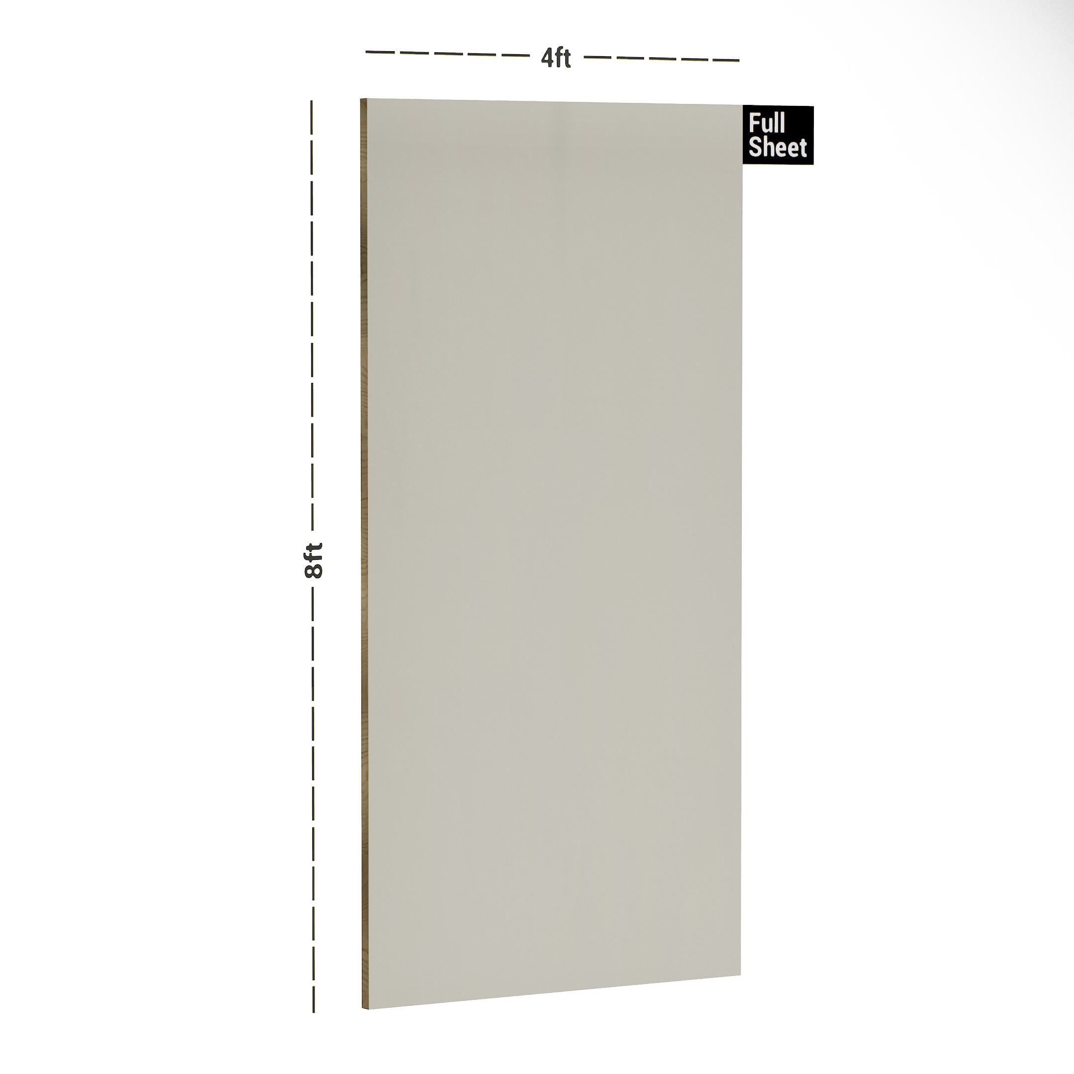 Ice Beige Plain Laminate 8x4 ft Super Matte 1 mm - 212 SMT