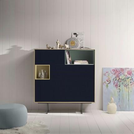 Elite Series Navy Blue Plain Laminate 8x4 ft Suede 1 mm - 2171 SF