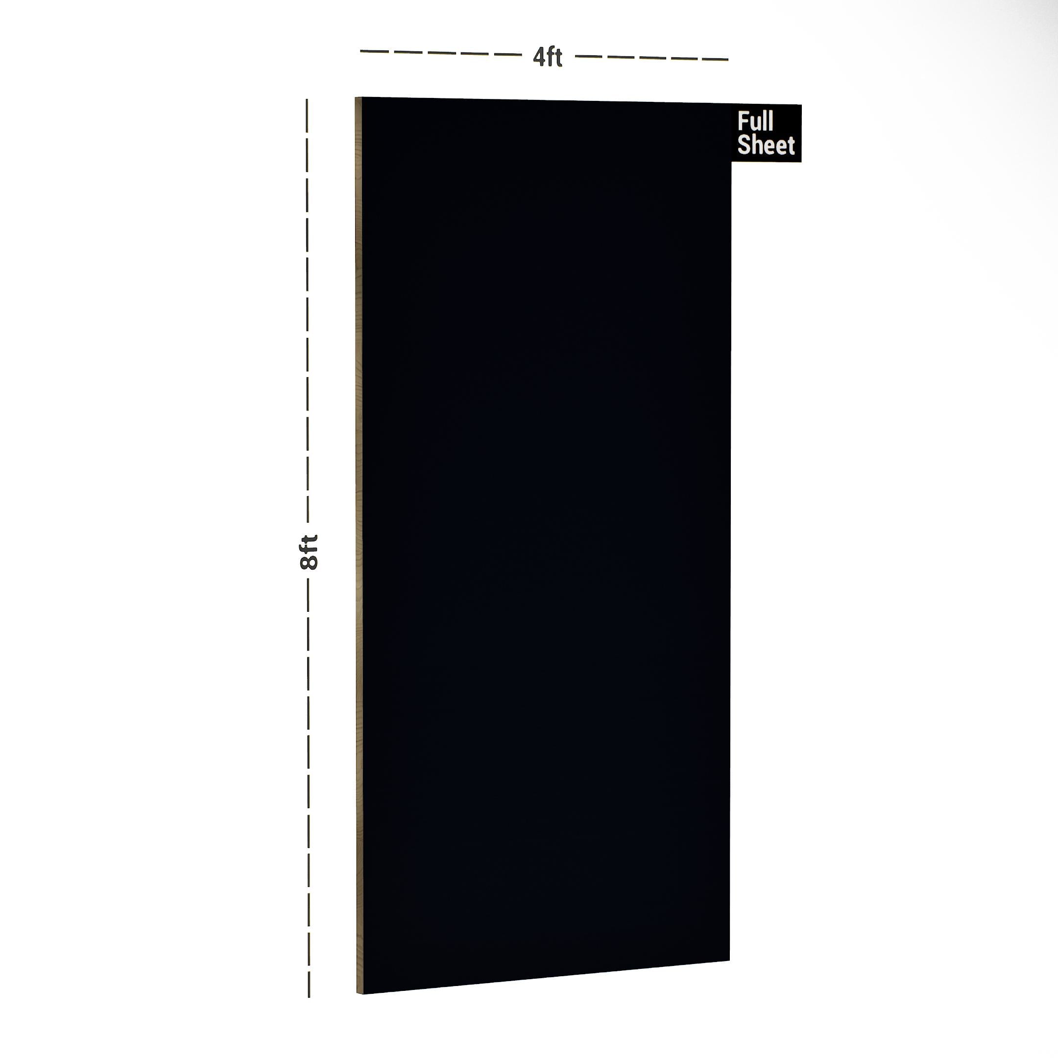 Elite Series Navy Blue Plain Laminate 8x4 ft Suede 1 mm - 2171 SF