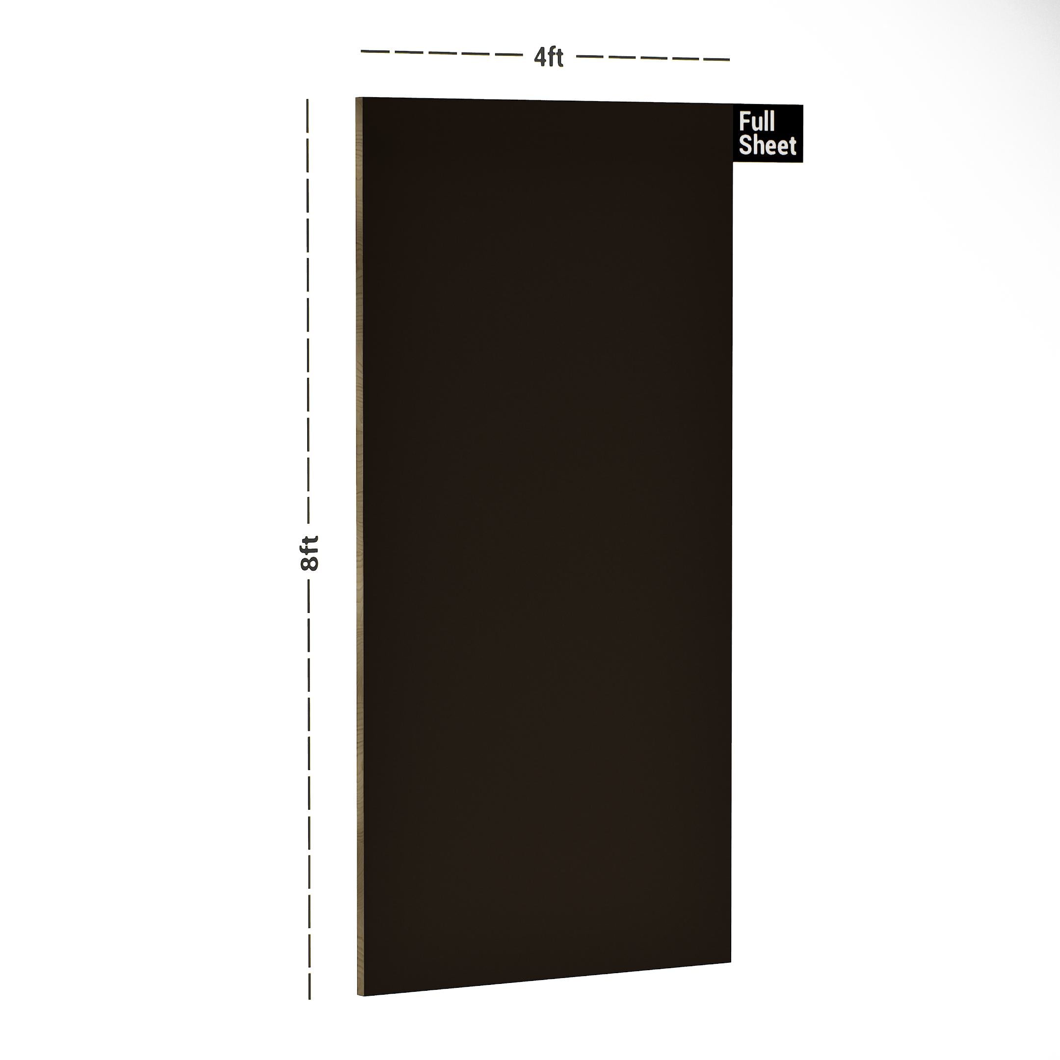 Coffee Plain Laminate 8x4 ft Suede 1 mm - 23 SF