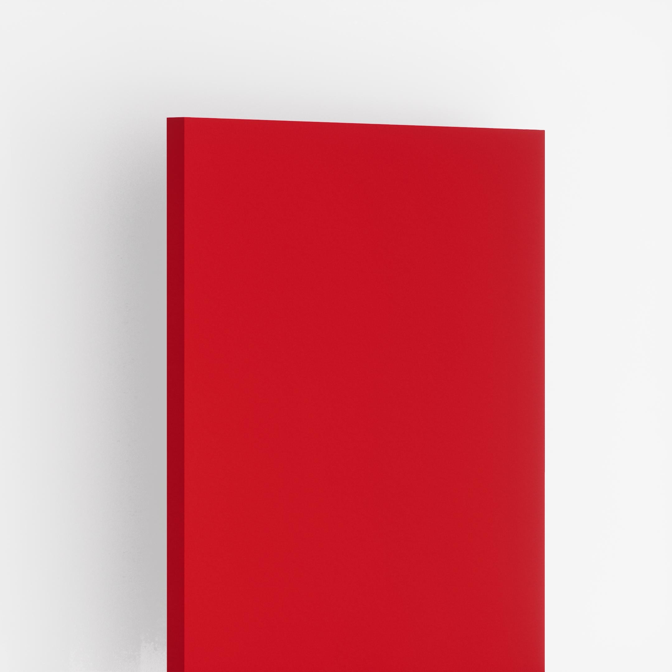 Tomato Red Plain Laminate 8x4 ft Suede 1 mm - 265 SF