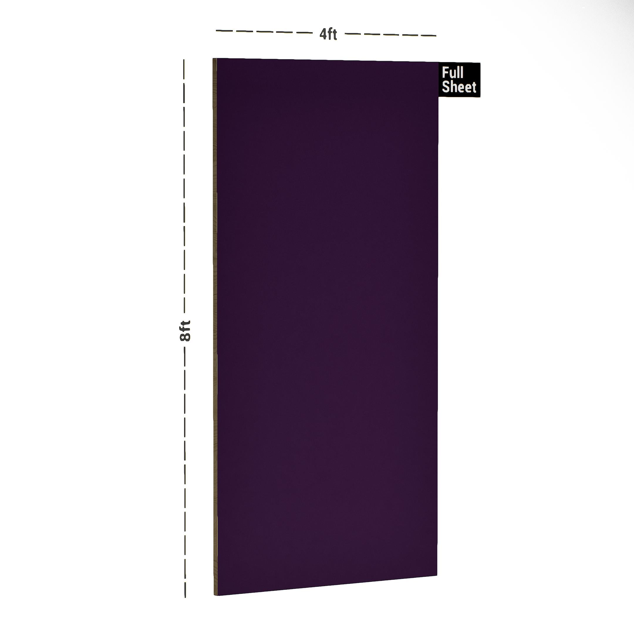 Pearl Maroon Plain Laminate 8x4 ft Suede 1 mm - 279 SF