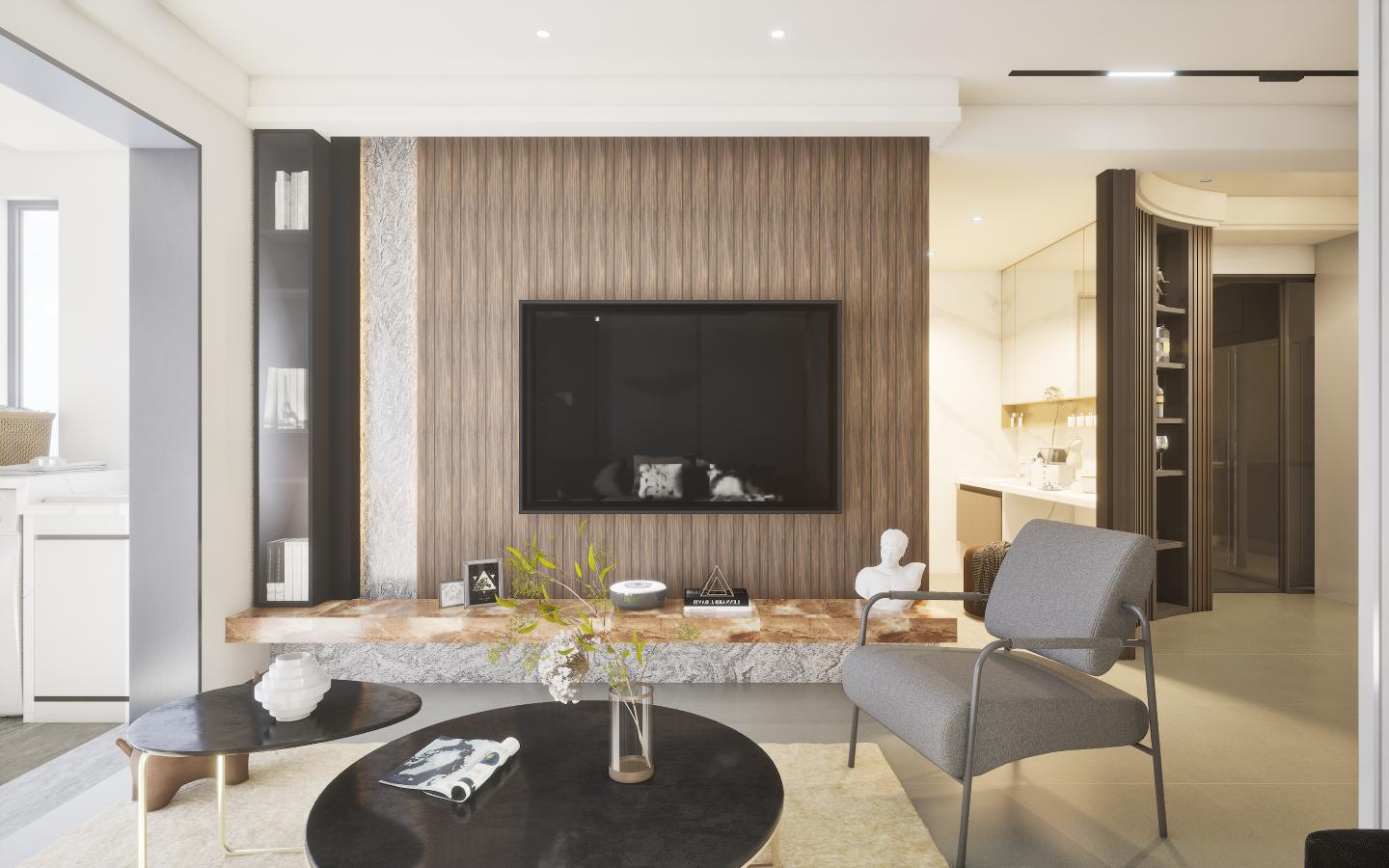 Marbelo Marble & Stone Laminate 8x4 ft Glossy 0.8 mm - 3015 GLS