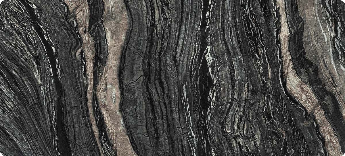 Grey Pietra Marble & Stone Laminate 8x4 ft High Gloss 1 mm - 3018 LG