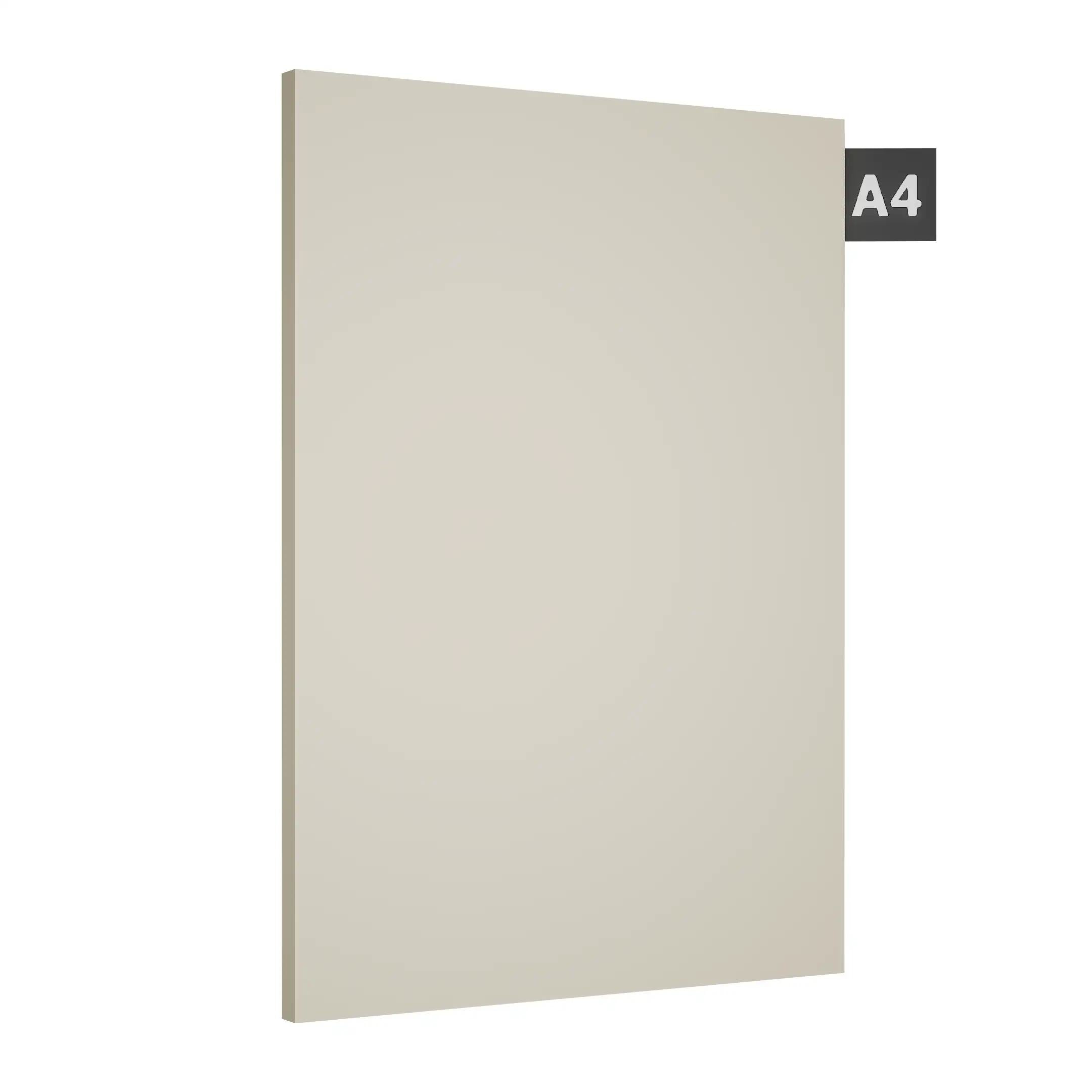 Ivory Plain Laminate 8x4 ft Suede 0.8 mm - 3119 SF