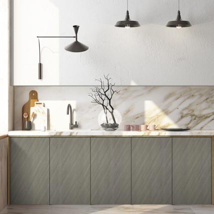 Elite Series Mirror Gloss Light Grey Marble & Stone Laminate 8x4 ft Glossy 1 mm - 3151 MG