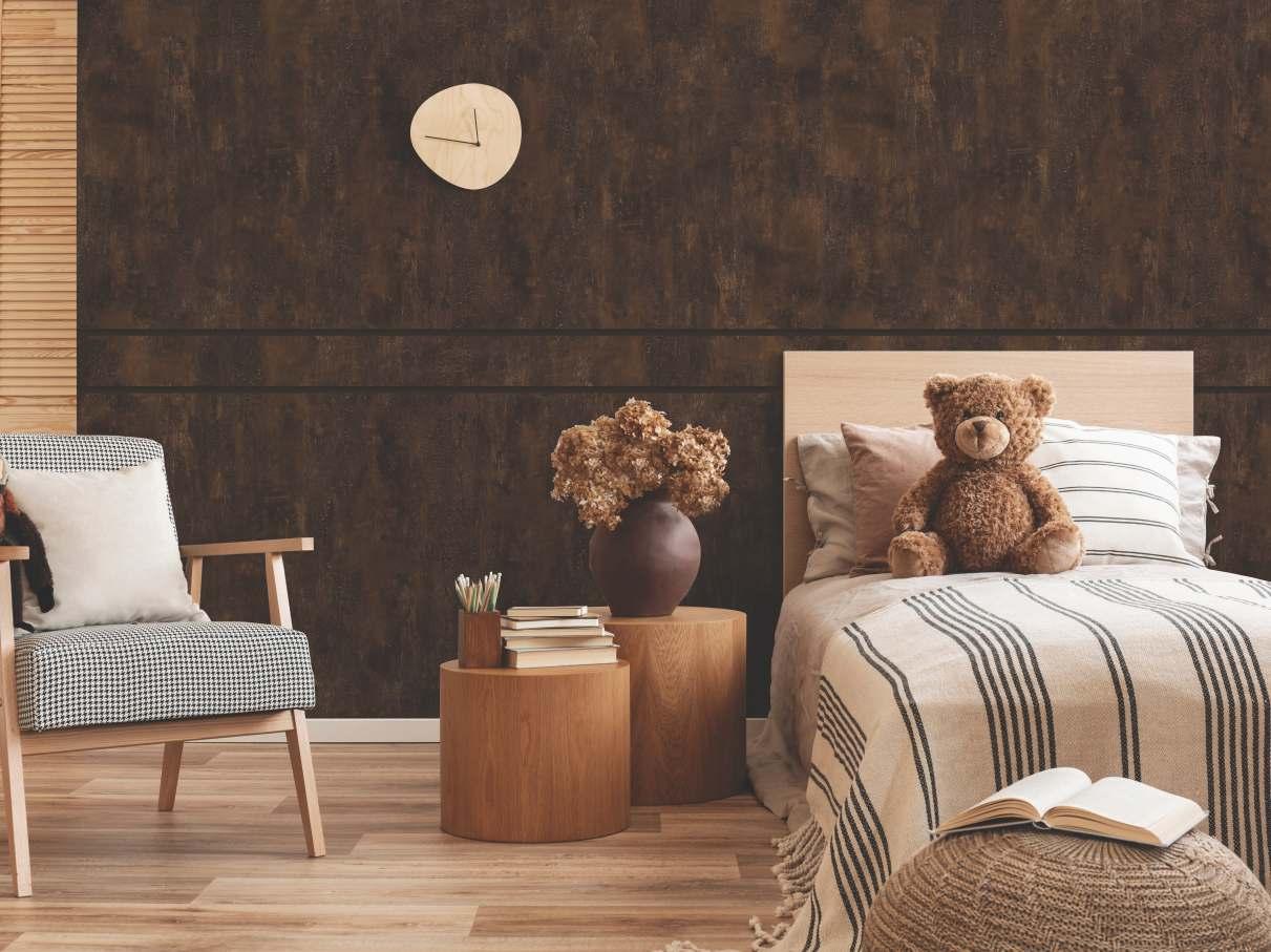 Oliviya 800 Fancy Metallic Wooden Flowery Borne Wood Designer Laminate 8x4 ft Texture 0.8 mm - 3195 DON
