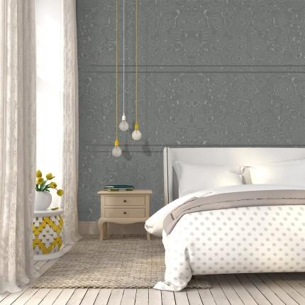 Burl Wood Dark Marble & Stone Laminate 8x4 ft Texture 1 mm - 3204 TM