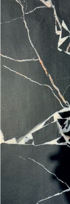 Black Marble Wood Laminate 8x4 ft Texture 0.8 mm - 3252 TML