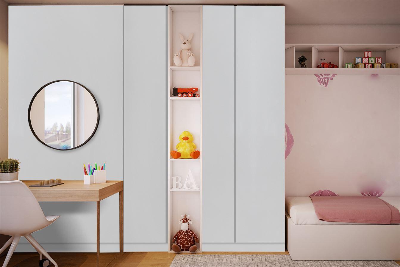 White Plain Laminate 8x4 ft Super Matte 1 mm - 3501 RSO