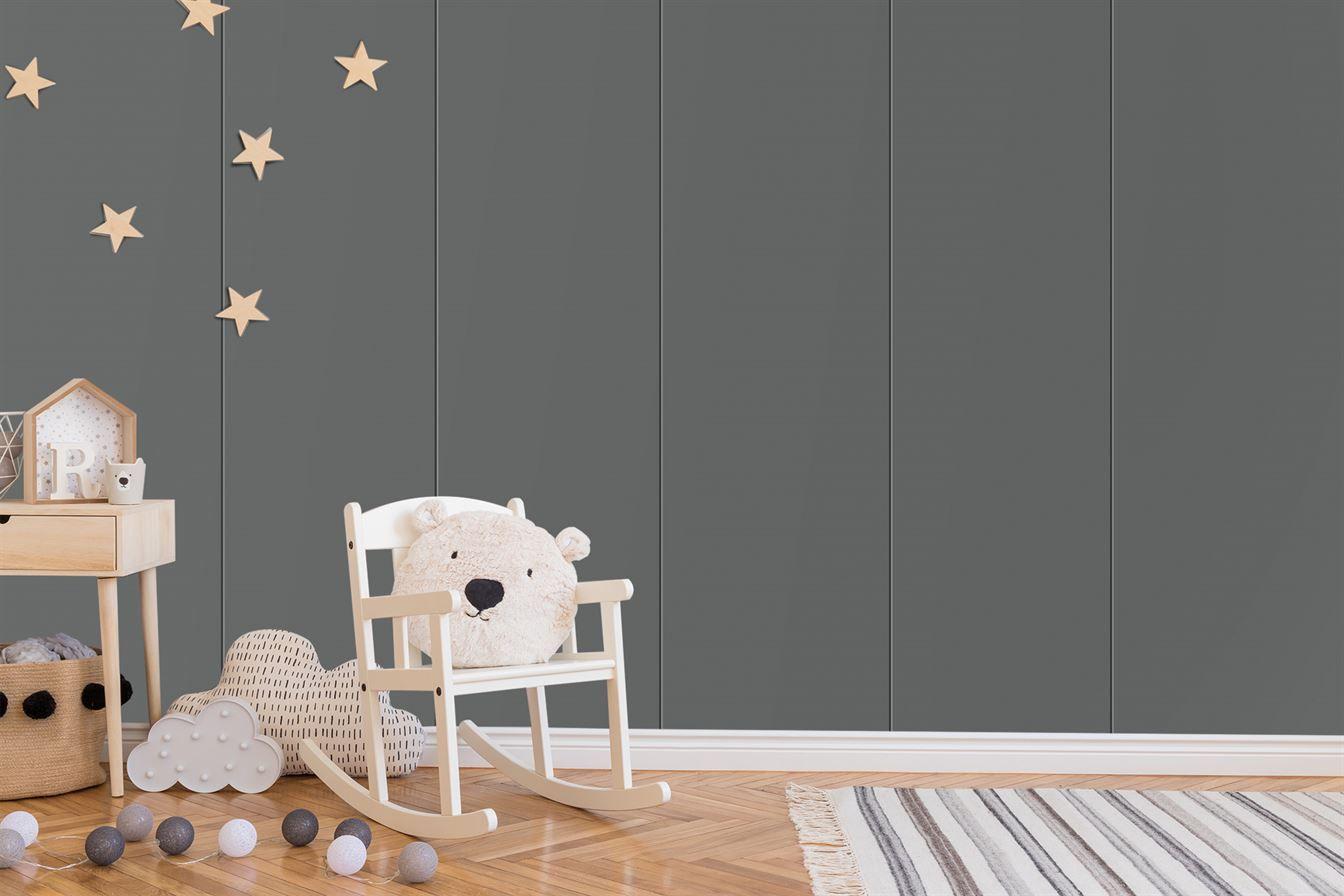 Nickel Grey Plain Laminate 8x4 ft Super Matte 1 mm - 3553 RSO