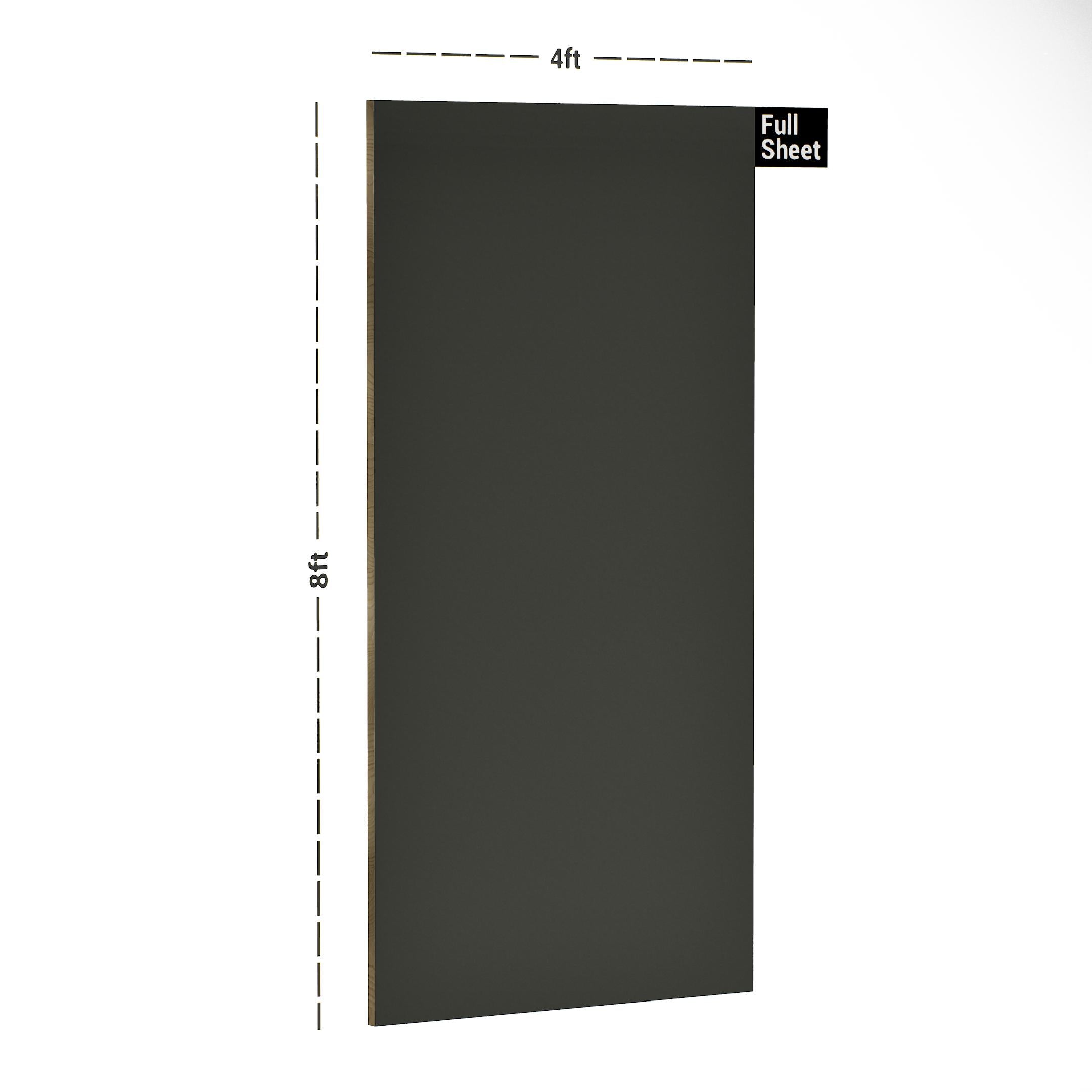 Grey Plain Laminate 8x4 ft Suede 1 mm - 3559 Gothic