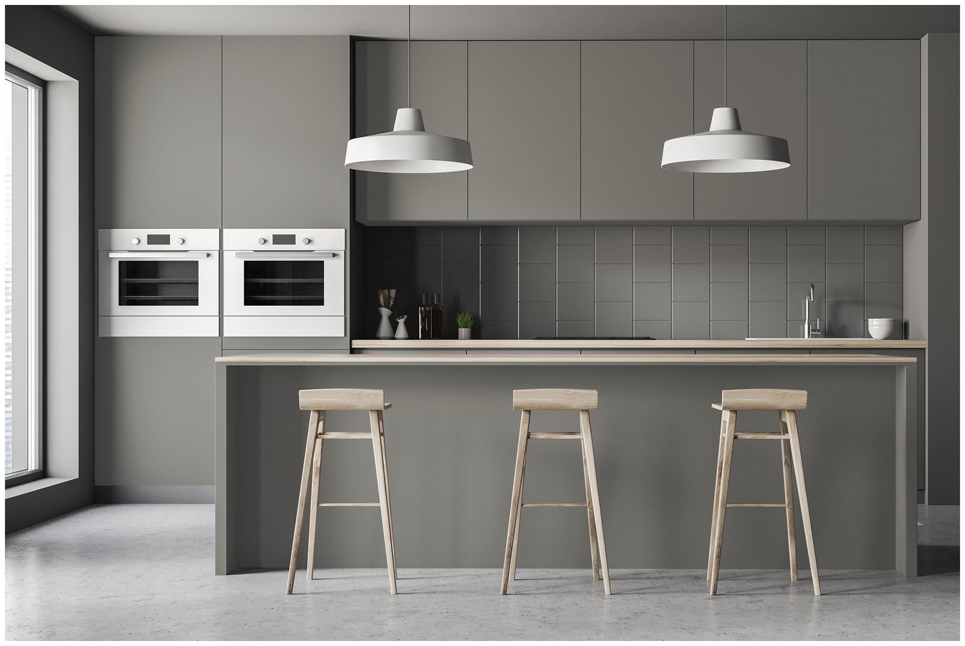 Porpoise Grey Plain Laminate 8x4 ft Super Matte 1 mm - 3563 RSO