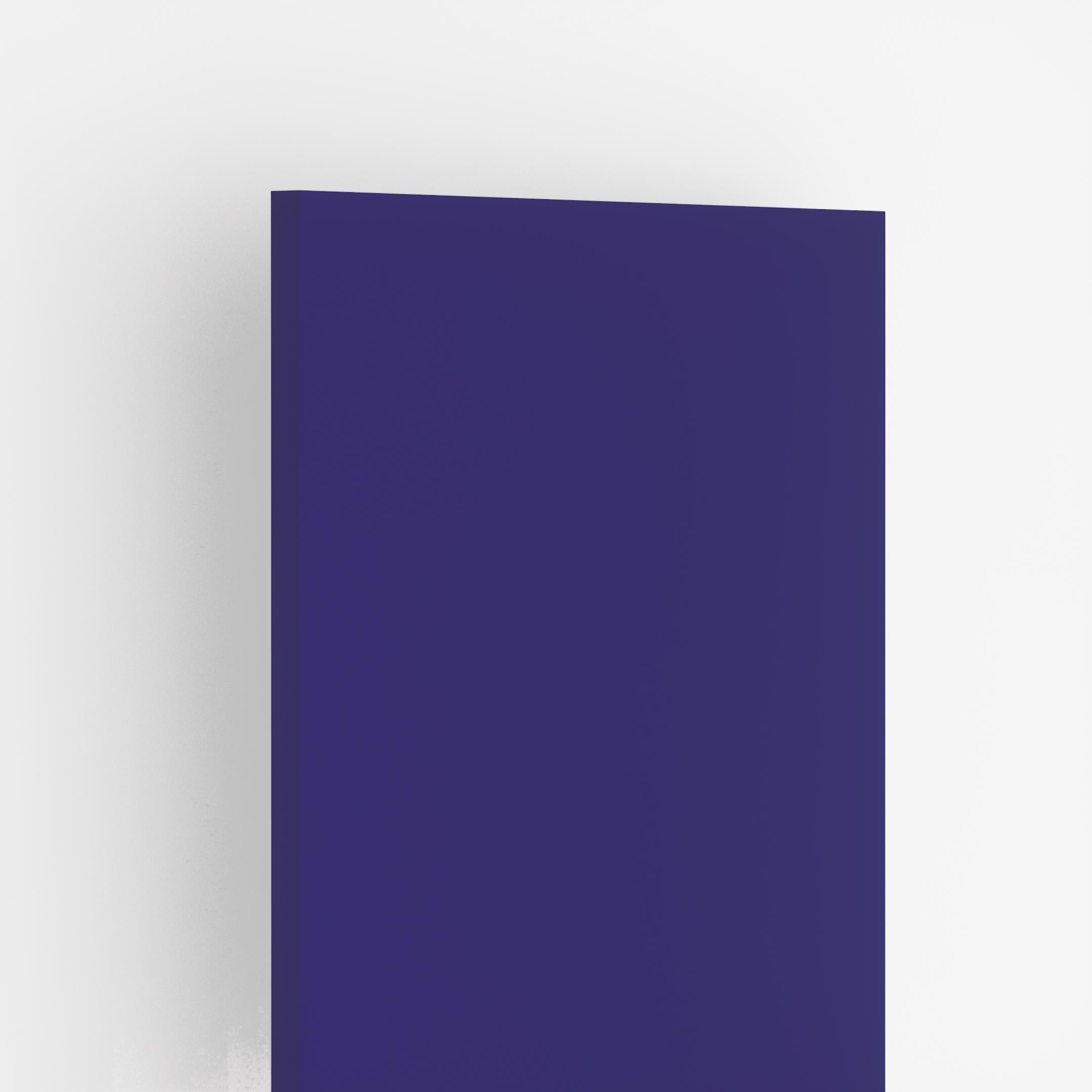 Blue Plain Laminate 8x4 ft Suede 1 mm - 3573 Nighttime