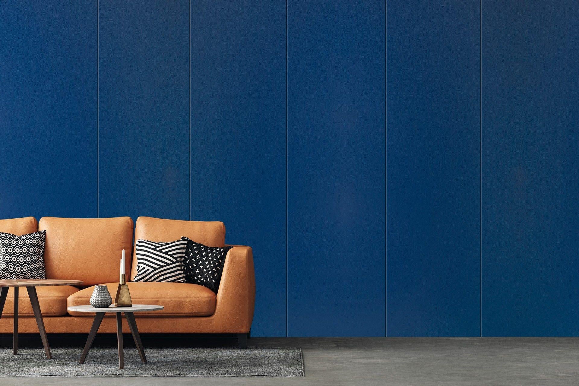 Lapis Blue Plain Laminate 8x4 ft Super Matte 1 mm - 3587 RSO