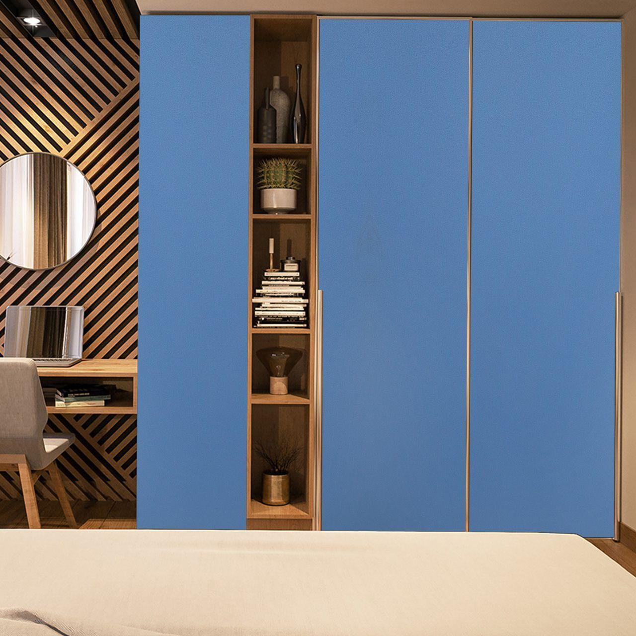 Inky Blue Plain Laminate 8x4 ft Super Matte 1 mm - 3593 RSO