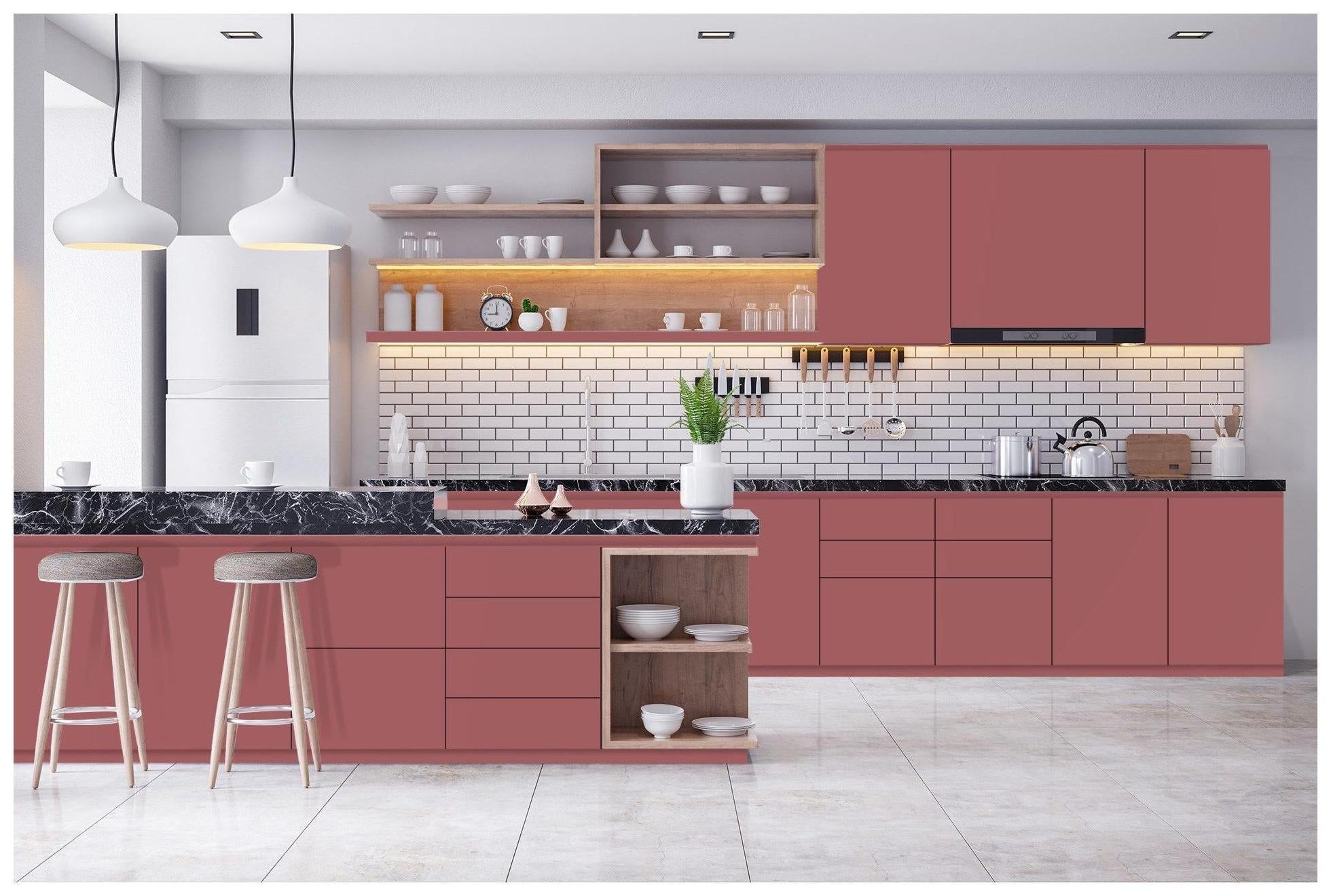 Coral Plain Laminate 8x4 ft Super Matte 1 mm - 3621 RSO
