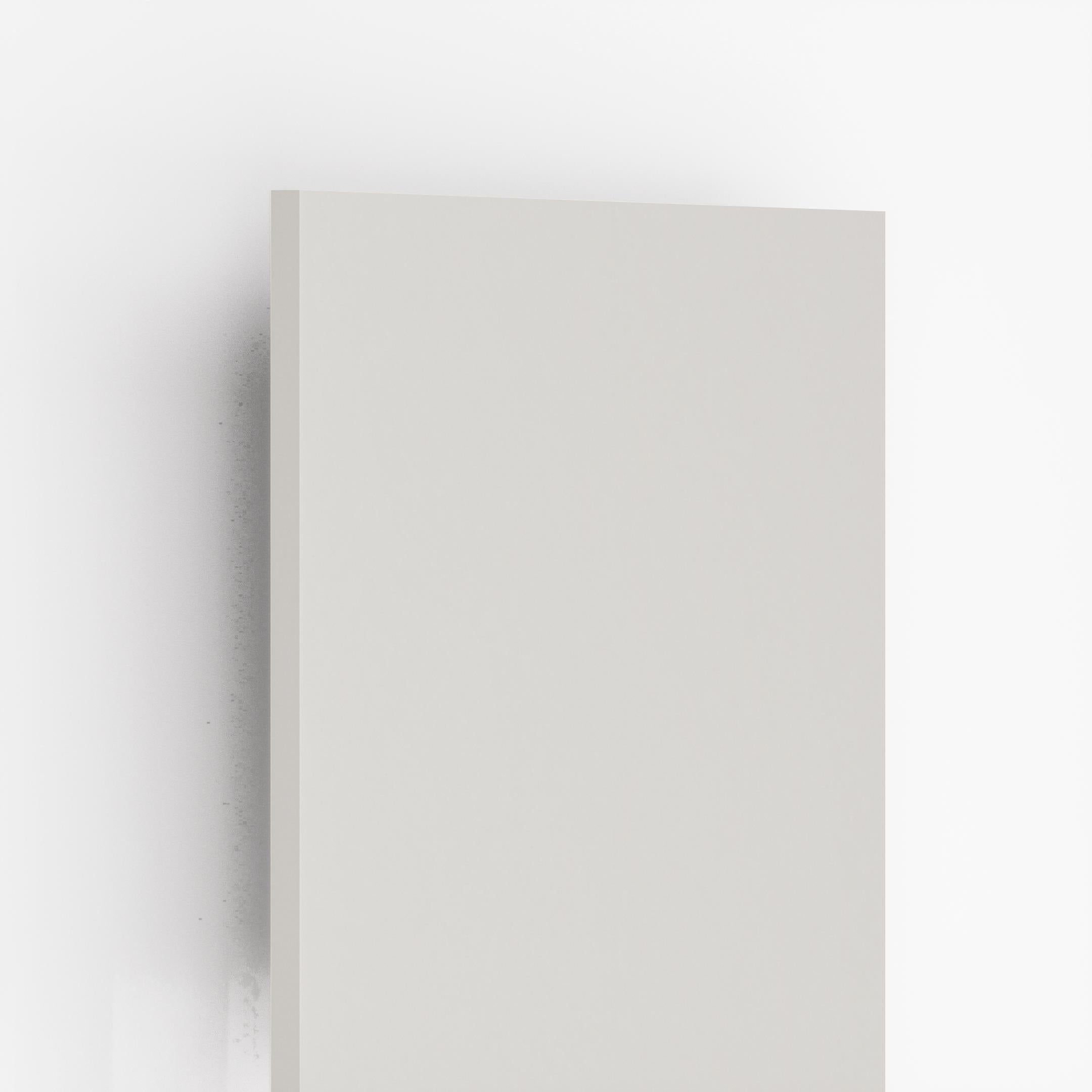 White Plain Laminate 8x4 ft Suede 1 mm - 3701 Off