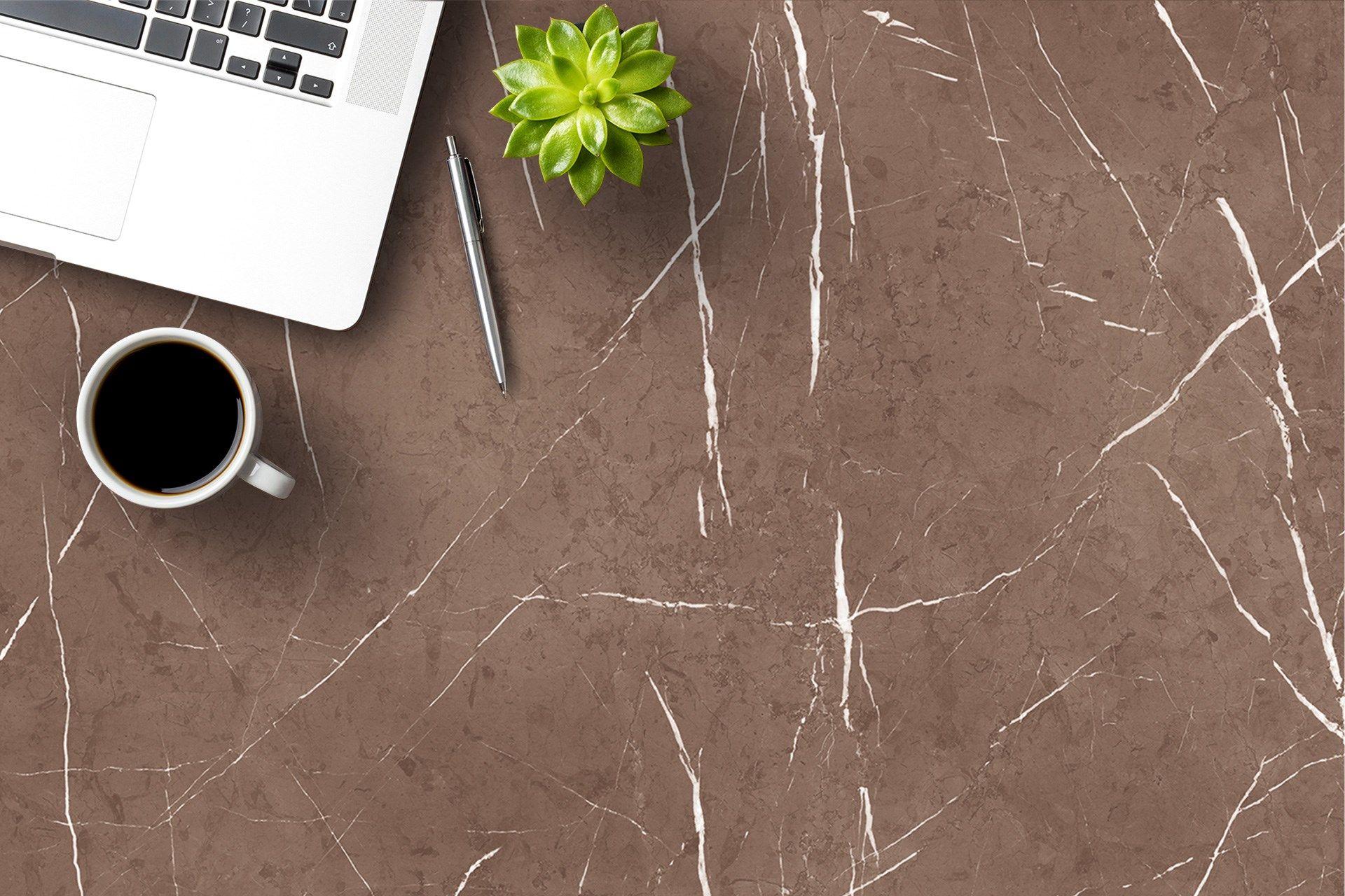 Pietra-Millet Brown Marble & Stone Laminate 8x4 ft Super Matte 1 mm - 3743 RSO