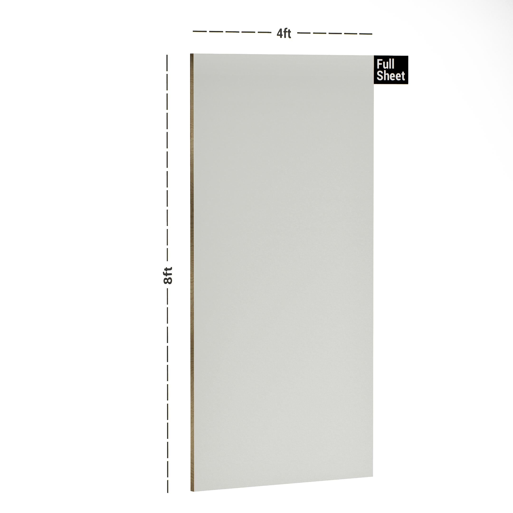 155 Warm White Plain Laminate 8x4 ft Texture 1 mm - 4003 A